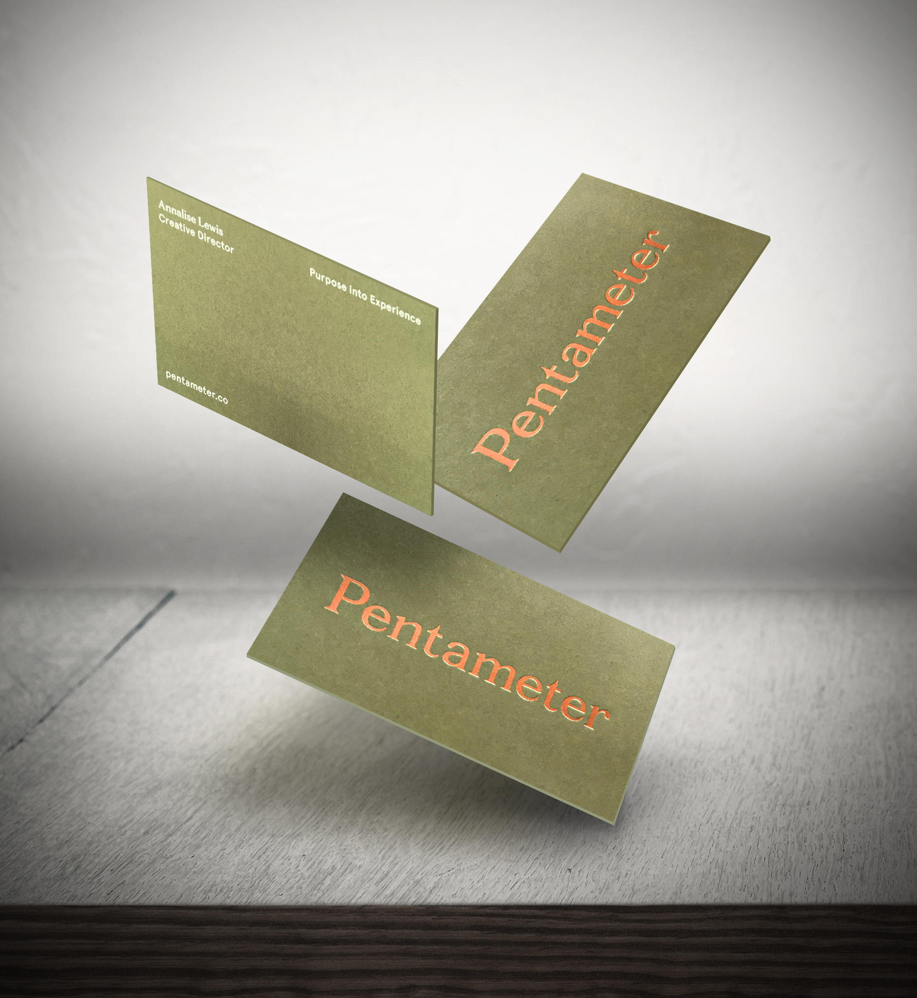 Pentameter Business Cards